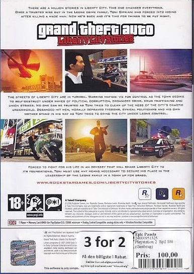 Grand Theft Auto Liberty City Stories - PS2 (B Grade) (Genbrug)